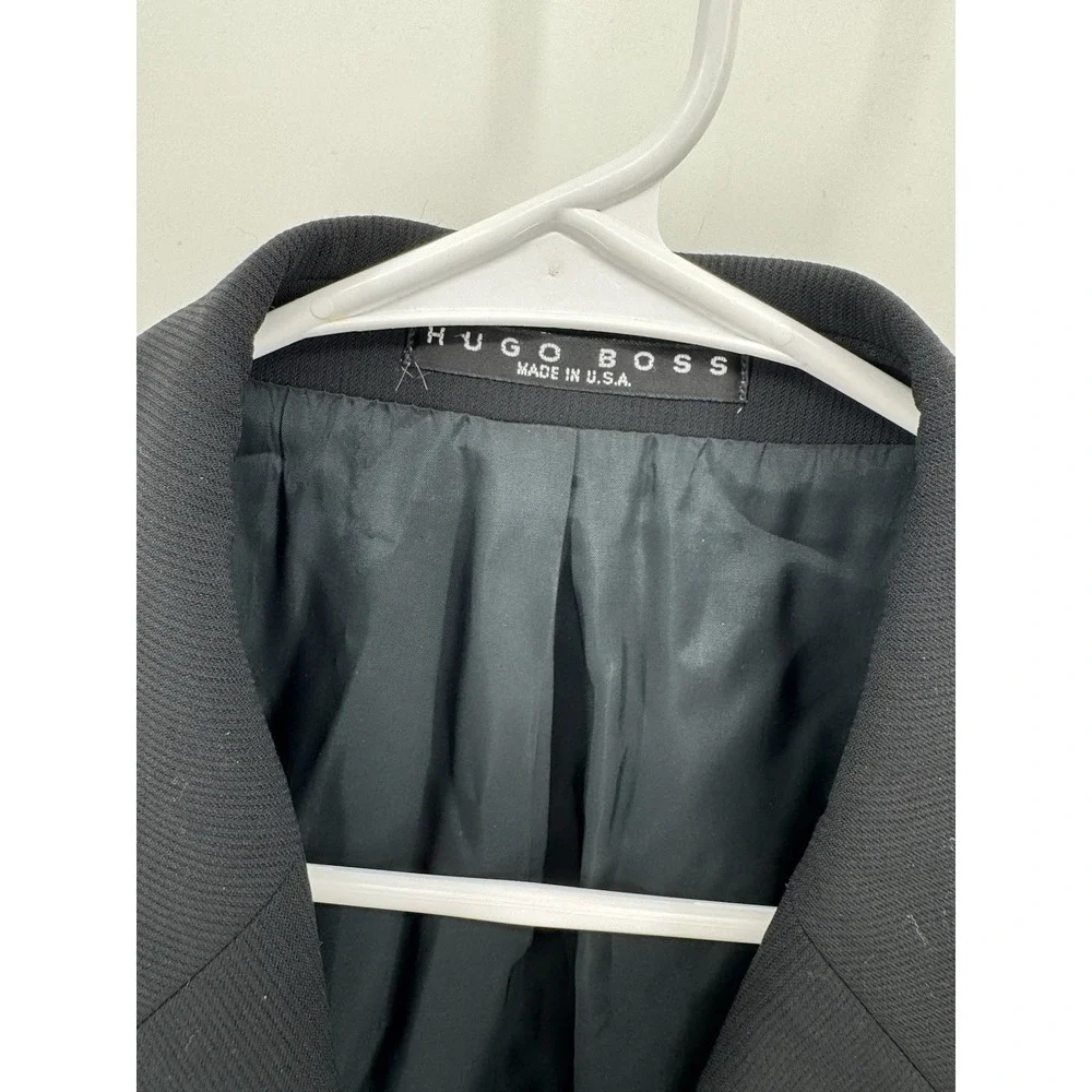 Hugo Boss Einstein Sigma Sport  Blazer Men's Size‎ 42R Black Wool 3 Button